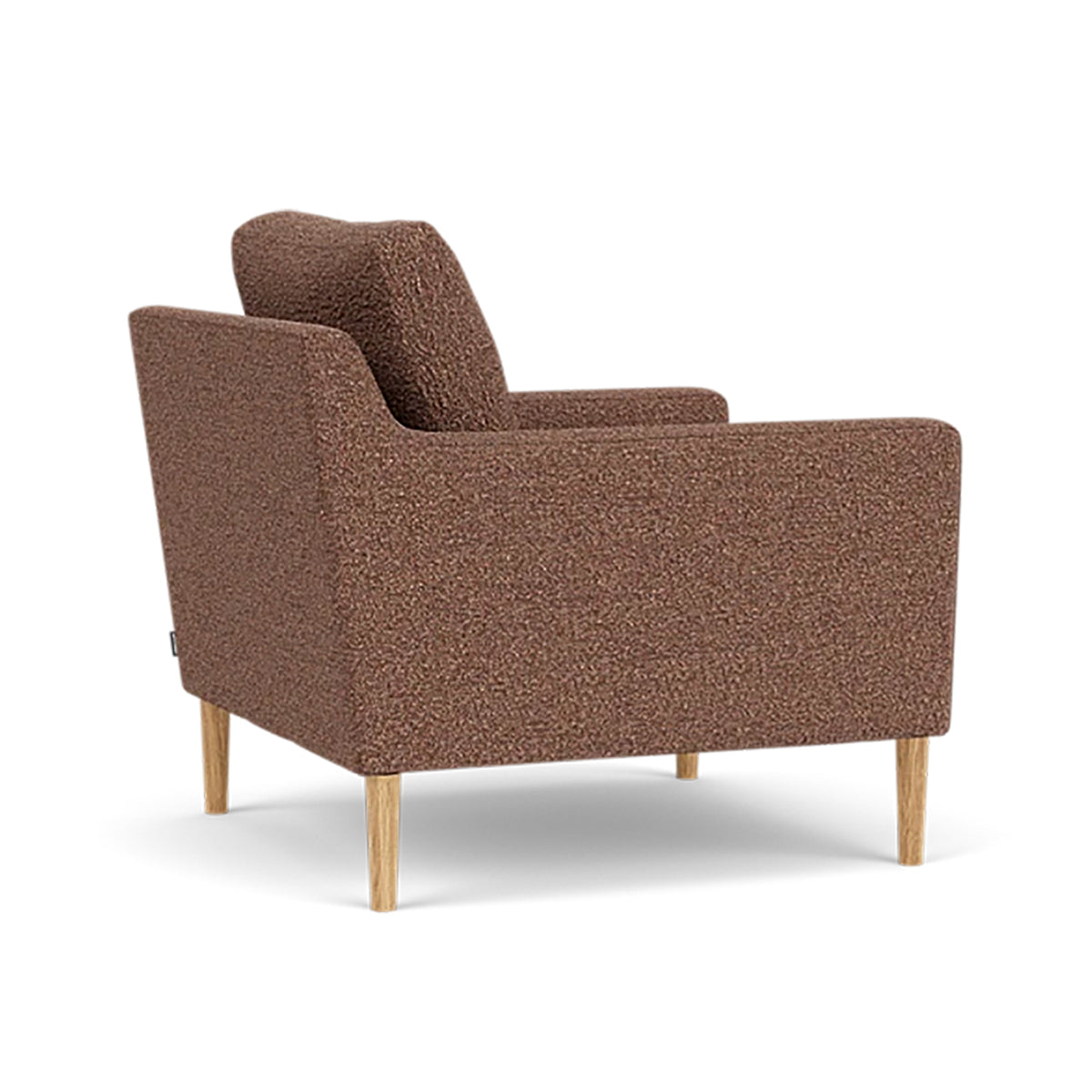 Astha Boucle Armchair - Modern Velvet Accent Chair for Living Room, Bedroom & Office - Soft Upholstered Lounge Chair with Solid Wood Legs - Stylish Home Decor for Cozy Reading Nook & Relaxation
