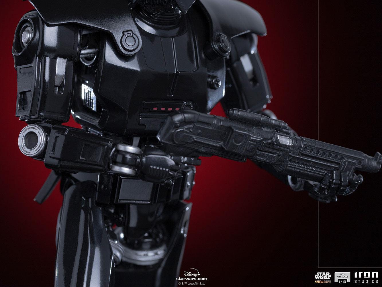 Iron Studios The Mandalorian Dark Trooper BDS Art Scale 1/10 Statue - Premium Collectible Figure for Star Wars Fans, Home Display & Gift Idea