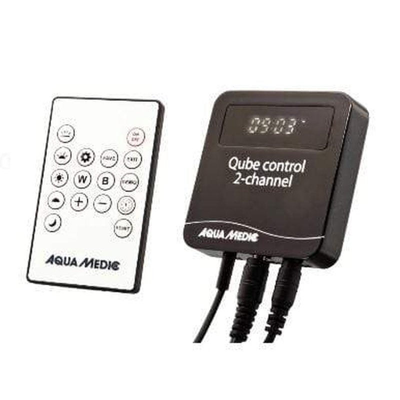 Aqua Medic Qube 50 Control - 2 Channel LED Light Controller for Aquariums & Hydroponics | Perfect for Reef Tanks, Planted Tanks & Indoor Gardening