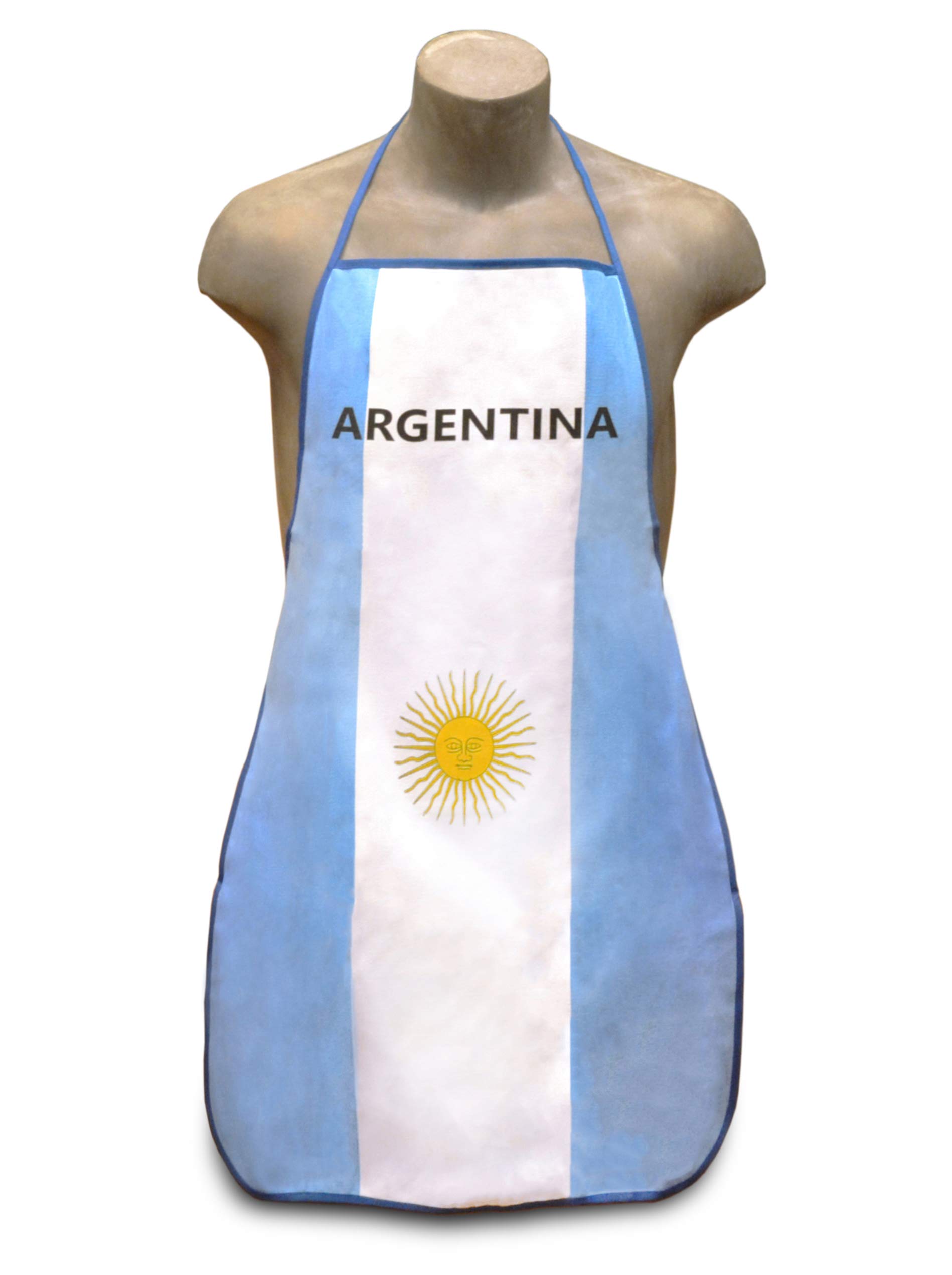 Argentina Flag Themed Kitchen & BBQ Set - Includes Apron, Oven Mitt & Pot Holder for Grilling, Cooking & Patriotic Decor | Perfect for Outdoor BBQ, Tailgating & Argentina Soccer Fan Gifts