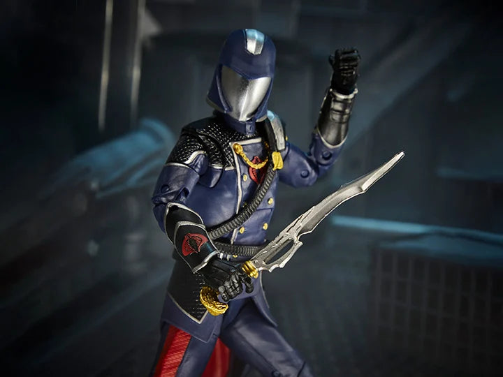 G.I. Joe Classified Series Cobra Commander Action Figure - Premium Collectible Toy for Fans & Collectors | Perfect for Display, Play & Nostalgic Gift Giving