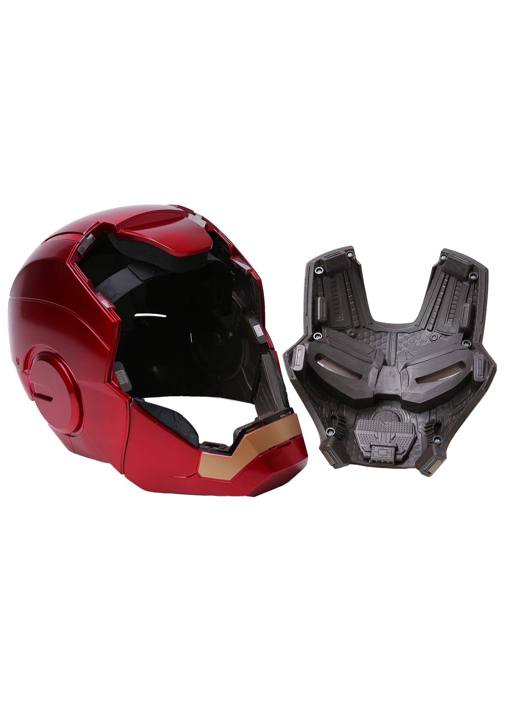Marvel Legends Series Iron Man Electronic Helmet – Light-Up & Sound Effects – Collectible Superhero Cosplay Mask for Adults & Fans – Perfect for Halloween, Comic Con & Marvel Themed Parties