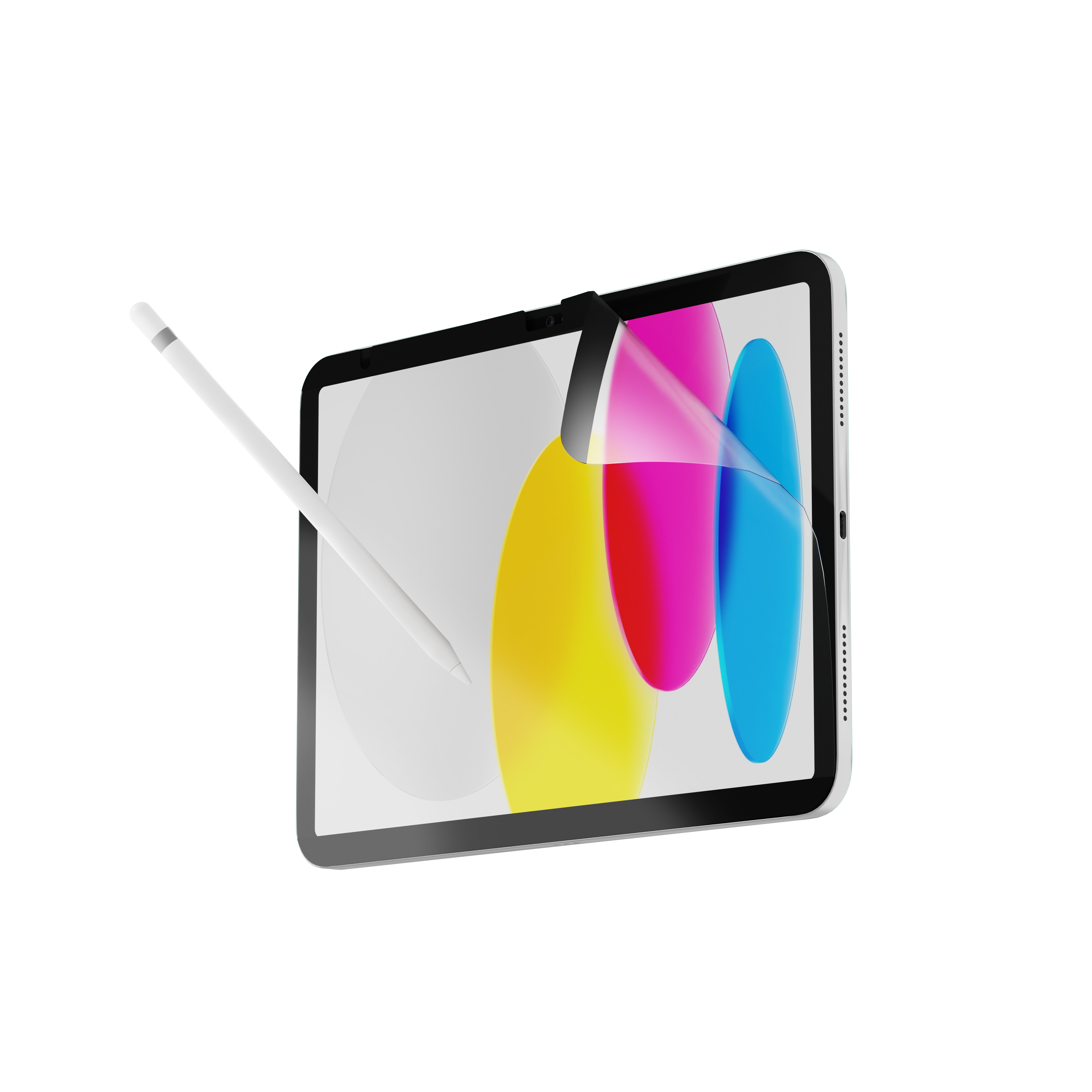 Magnetic Screen Protector for iPad 10th Generation (2022) - Anti-Scratch, Bubble-Free Installation - Perfect for Home, Office & Travel Use