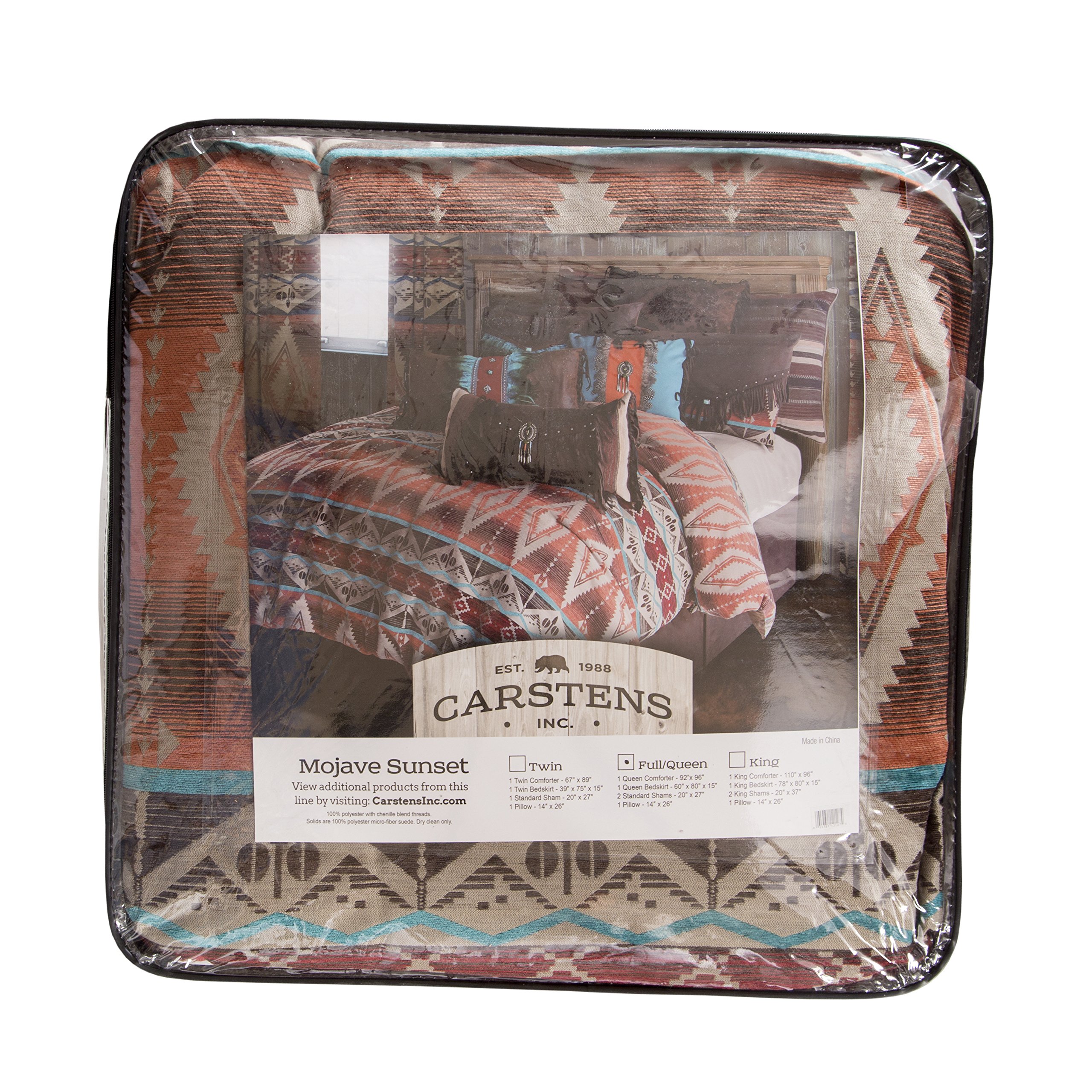 Carstens Mojave Sunset 4-Piece Twin Bedding Set - Soft & Stylish Bed Sheets for Kids & Teens - Perfect for Dorm Rooms, Guest Beds & Cozy Bedrooms