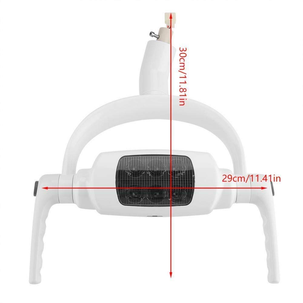 6 LED Dental Oral Light Lamp - Professional Induction Surgical Exam Lamp for Dental Lab Chair Unit JH-06 | Perfect for Dentists, Oral Surgeons & Dental Clinics