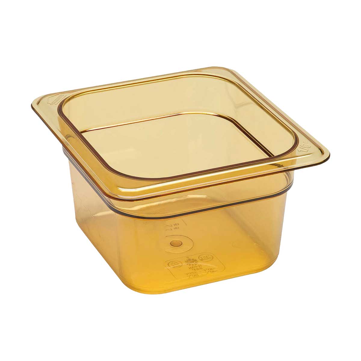 Cambro 64HP150 1/6 Size High Heat Food Pan - 4