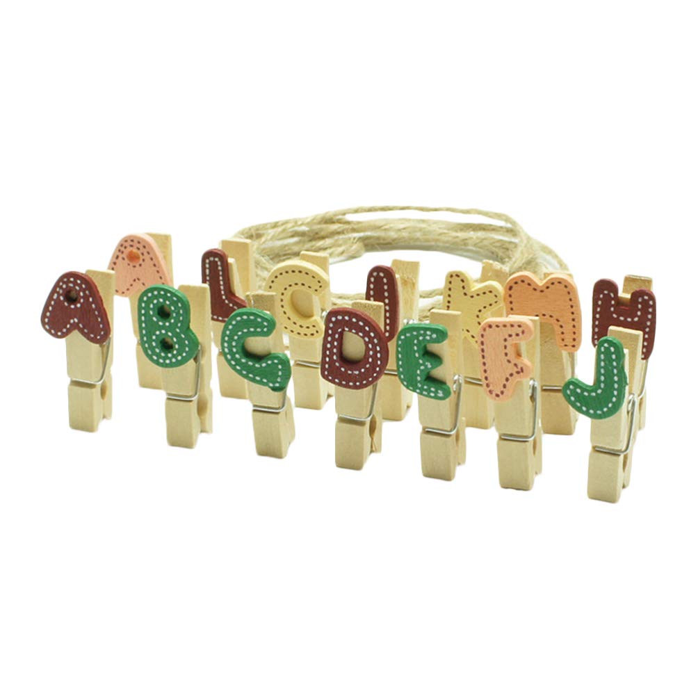TOPBATHY 140pcs Wooden Photo Clothespins - Cartoon Wooden Clips for Hanging Pictures, DIY Crafts, Scrapbooking & Home Decor - Perfect for Photo Displays, Memory Boards & Creative Projects