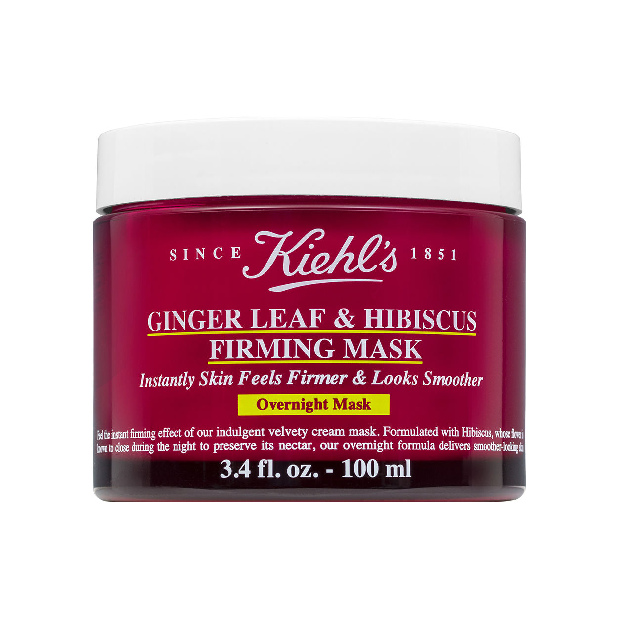 Ginger Leaf & Hibiscus Firming Face Mask - Anti-Aging Skincare for Glowing Skin - Perfect for Spa Night & Self-Care Routine