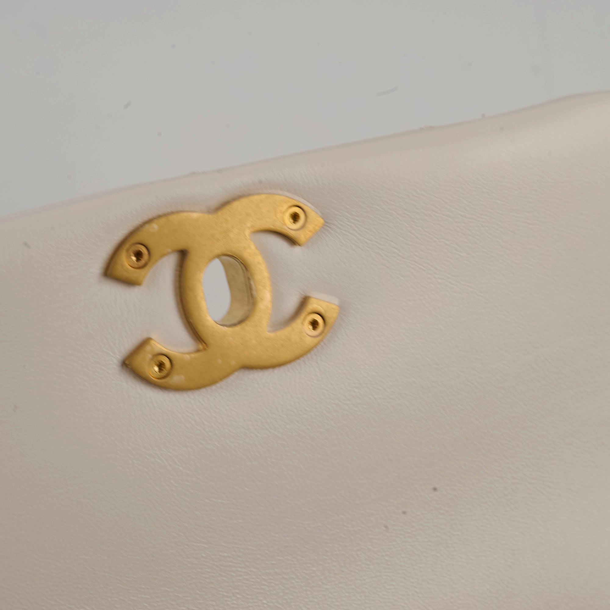 Chanel Seasonal Shoulder Bag White Microchip - Luxury Designer Handbag for Women, Perfect for Parties, Dating & Special Occasions