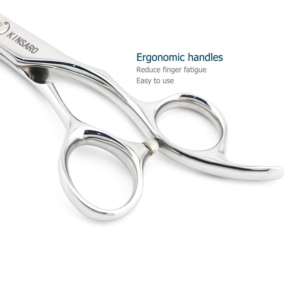 Professional 6 Inch Barber Scissors Set - 440C Stainless Steel Hair Cutting Shears & Thinning Scissors for Salon & Home Use | Precision Hairdressing Tools for Stylists & DIY Haircuts