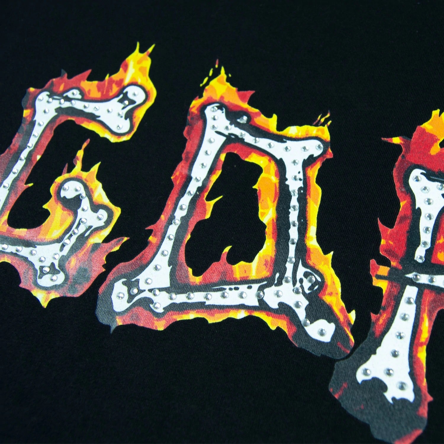 Gifts of Fortune G Flames Graphic T-Shirt for Men | Black Cotton Tee | Casual Streetwear & Everyday Outfit