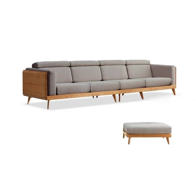 Victorian Grey Sofa with Removable Cushions - Elegant Living Room Furniture for Home Decor & Relaxation | Perfect for Lounge, Parlor and Family Room