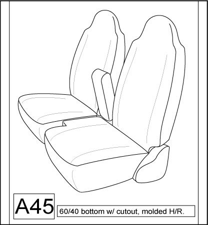 **Durafit Custom Seat Covers for Ford Ranger XLT Pickup F286 X1/X7 – 60/40 Bench Seat with Console Opening – Black/Gray Automotive Twill – Perfect for Off-Roading, Work & Daily Commute**