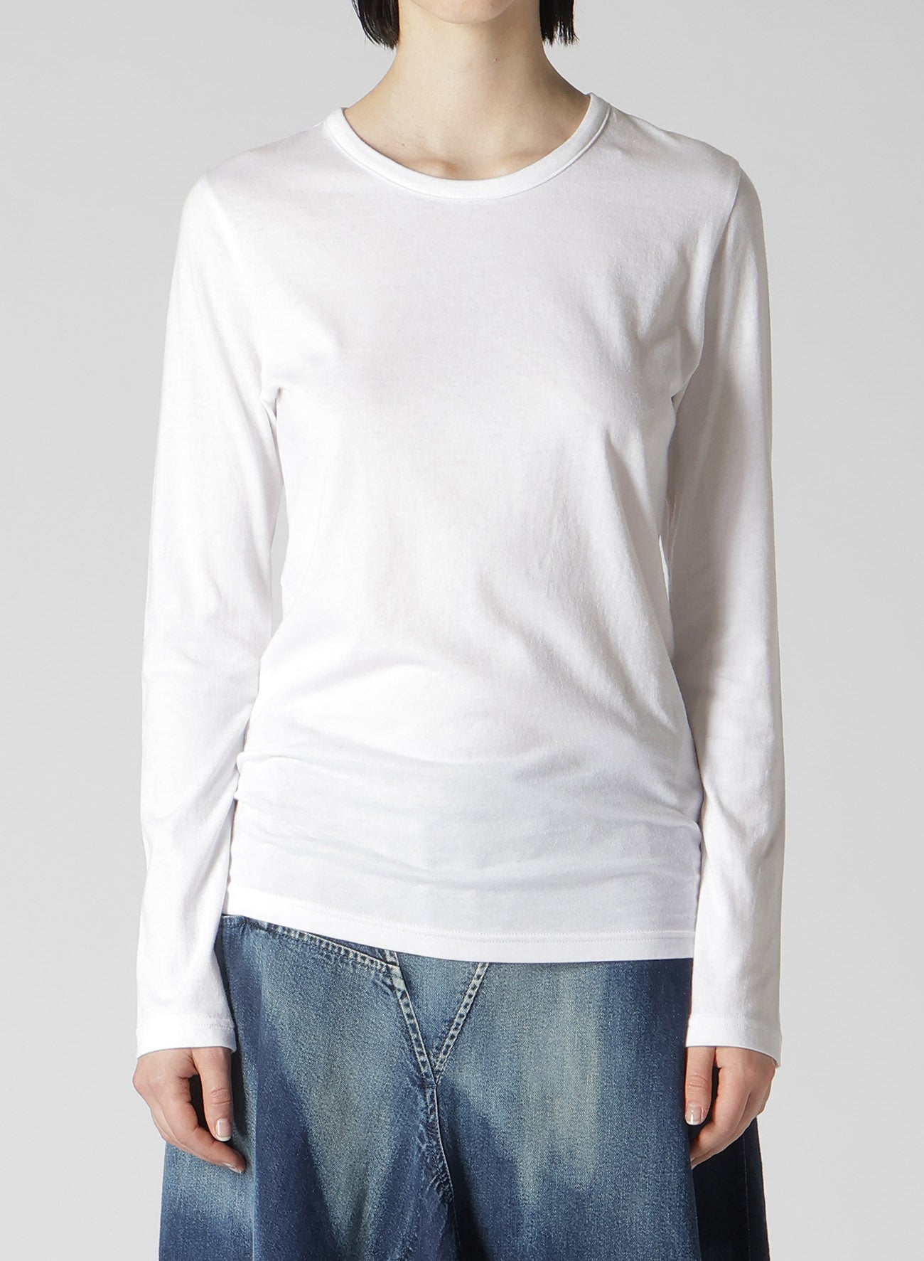 40 Pack Soft Jersey Round Neck Long Sleeve T-Shirts for Men - Comfortable Cotton Crewneck Tees for Casual Wear, Workout & Layering