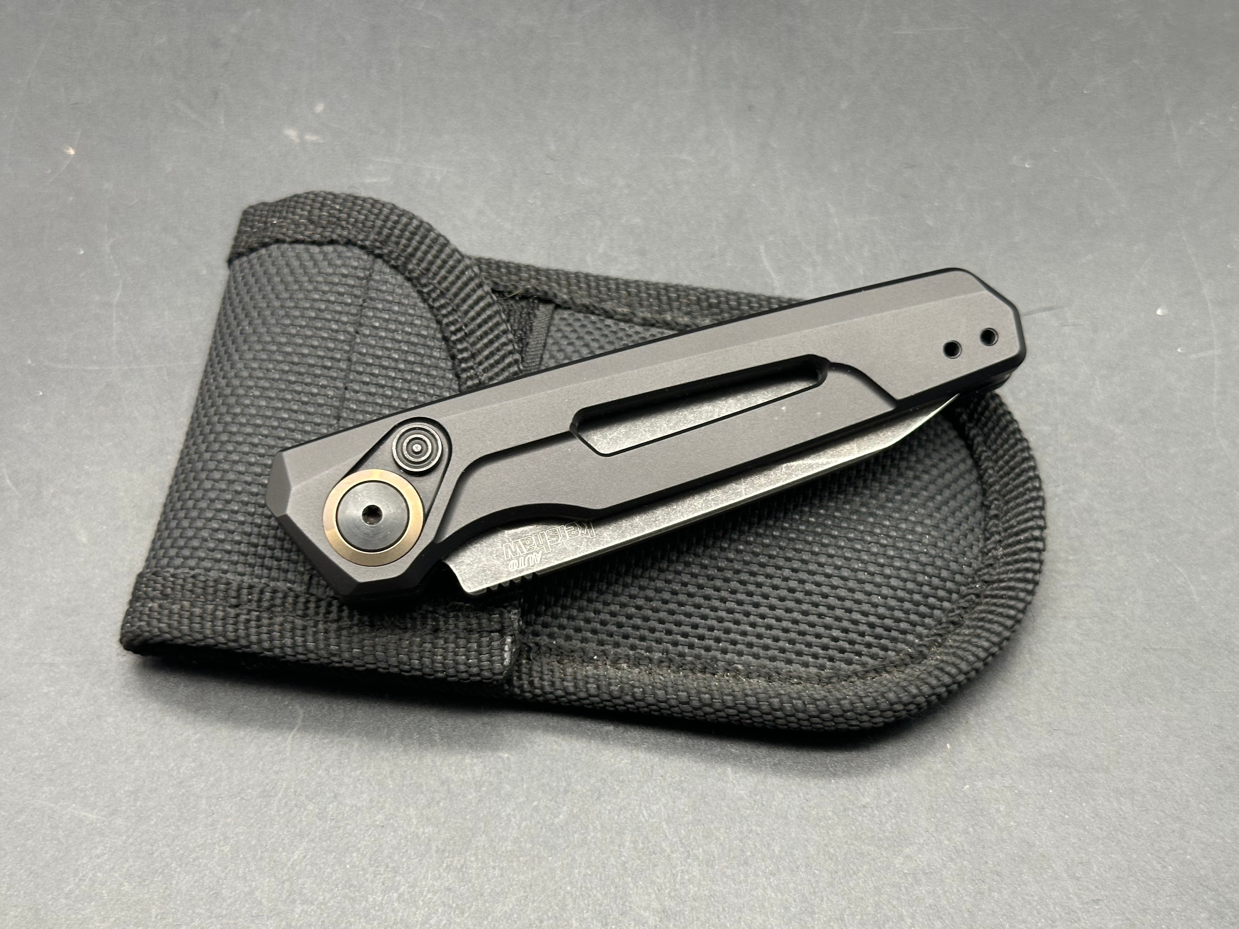 Kershaw Launch 11 Automatic Knife - Black Aluminum Handle with 2.75