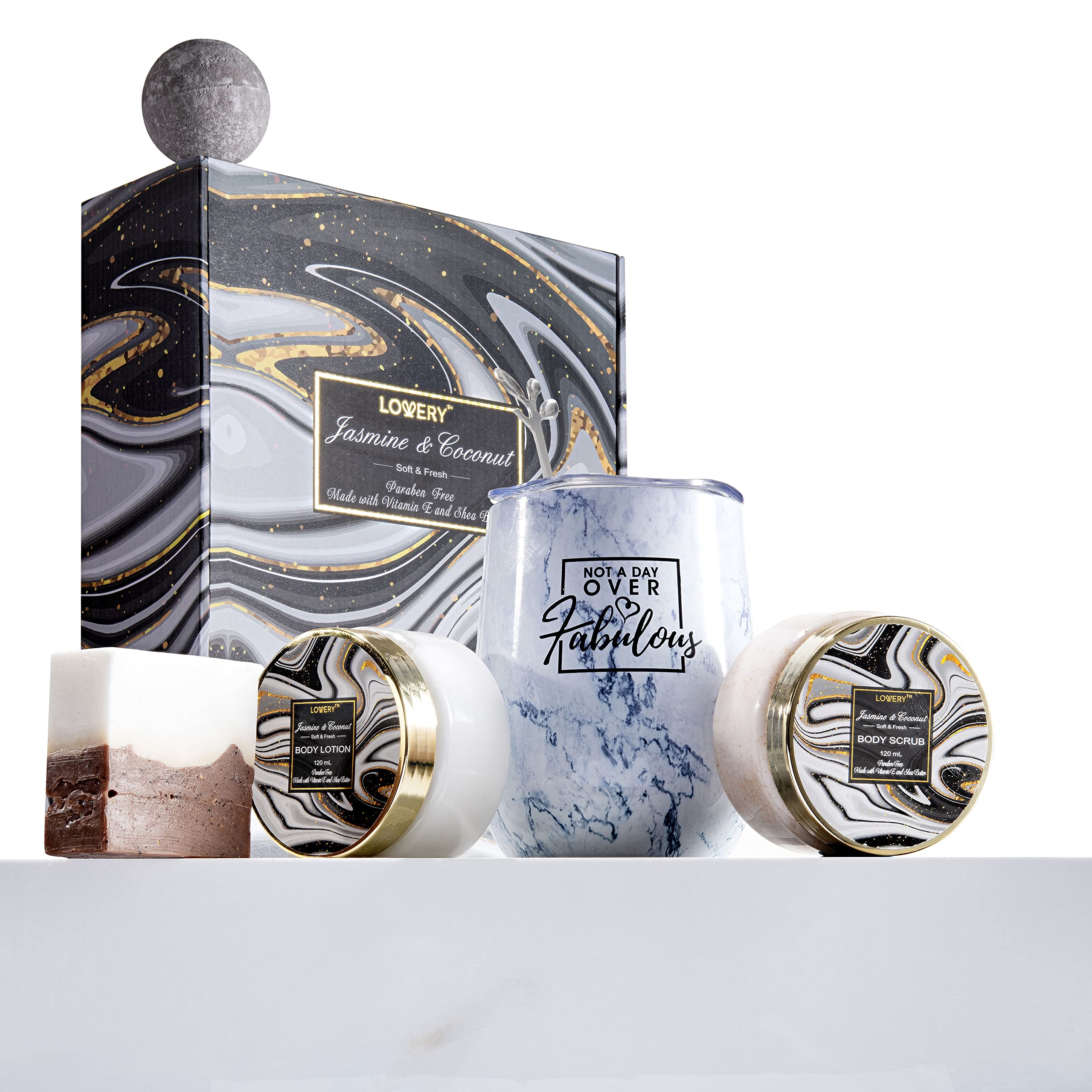 Personalized Wine Tumbler & Spa Gift Set - Unique Birthday Gifts for Men, Women, Mom, Dad, Her, Him, Sister & Girlfriend | Funny Care Package for Best Friend | Perfect for Anniversaries, Holidays & Special Occasions
