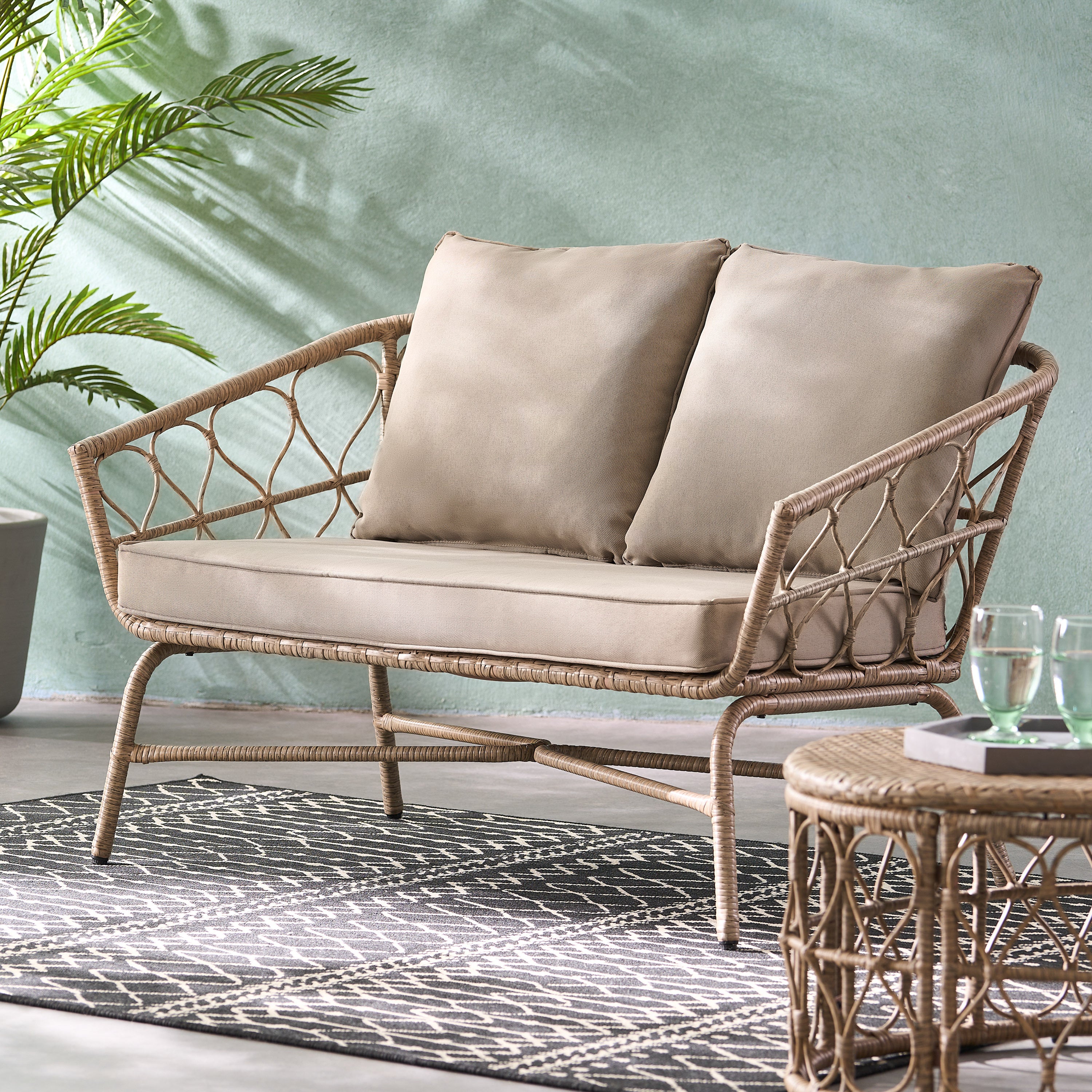 Bruce Loveseat - Modern Comfortable 2-Seater Sofa for Living Room, Bedroom & Small Spaces | Perfect for Relaxing, Lounging & Home Decor