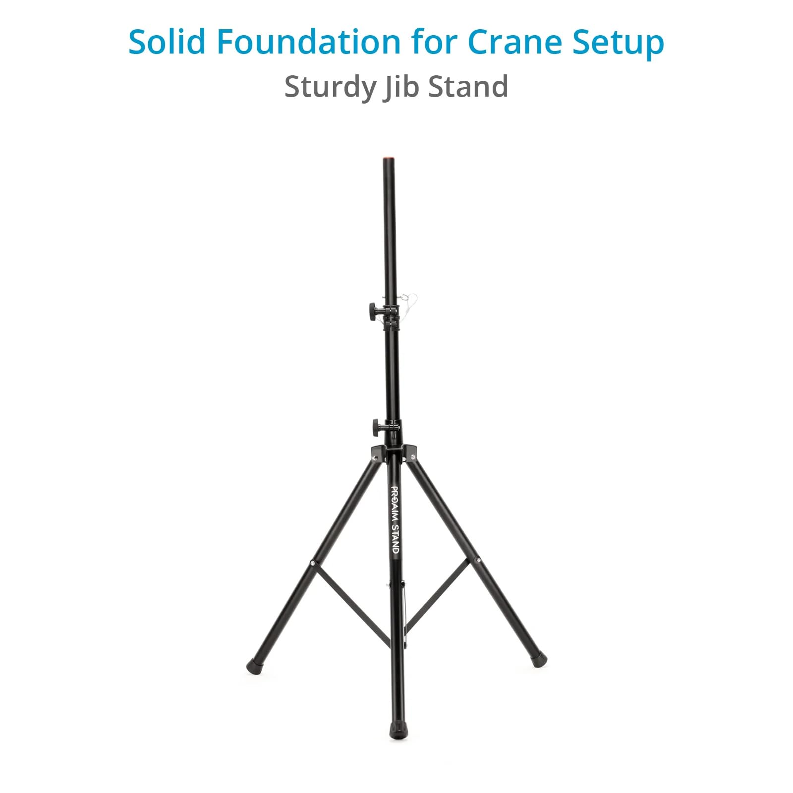 PROAIM 14ft Camera Crane Jib with Stand - Compatible with Gimbals, Pan-Tilt & Fluid Heads for DSLR Video Cameras (Up to 8kg/17.6lb) - Perfect for Film Production, Wedding Videography & YouTube Content Creation (Model P-14-JS)