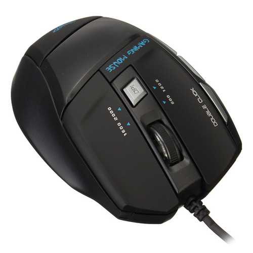 AULA Killing Soul Ice Crystal Version 7D 2000 DPI Adjustable Wired Gaming Mouse - RGB Lighting Ergonomic Design for PC Gaming & Office Work