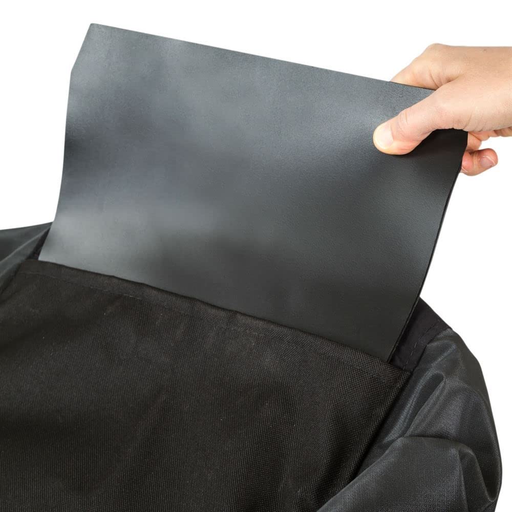 Black Widow Waterproof Trailerable Full Dresser Motorcycle Cover - Heavy Duty UV Protection for Outdoor Storage & Travel