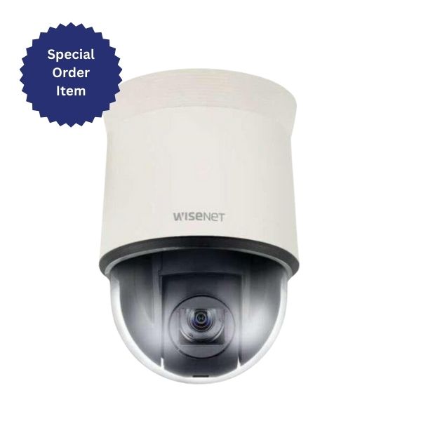 Samsung Wisenet Q Series IP PTZ Dome Camera 2MP (QNP-6230) - 360° Security Surveillance for Home & Business Outdoor Monitoring