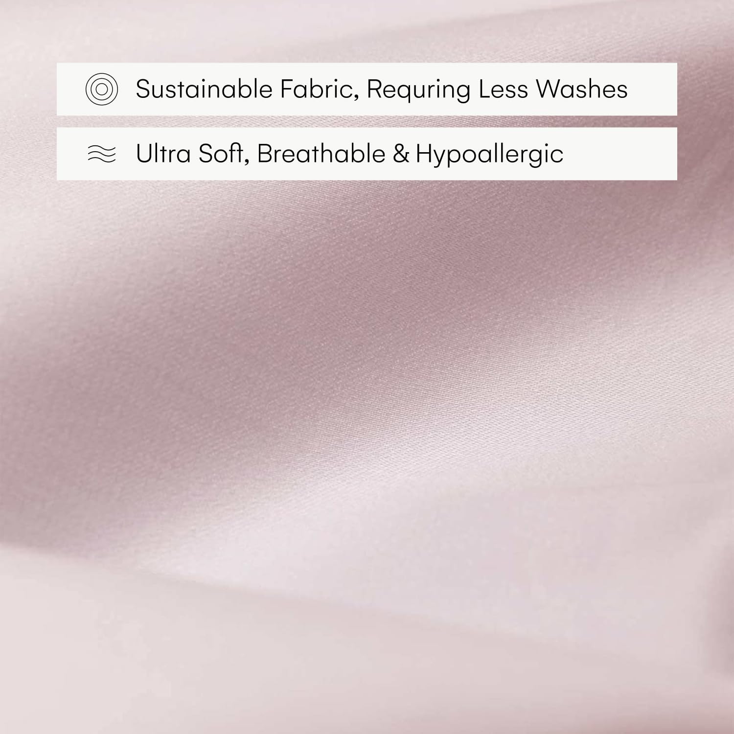 Silvon Premium King Size Silver Infused Smart Fabric Sheet Set - Hypoallergenic, Breathable & Ultra Soft Supima Cotton for Acne Prone Skin (California King, Blush) - Ideal for Sensitive Skin & Allergy Relief in Bedroom