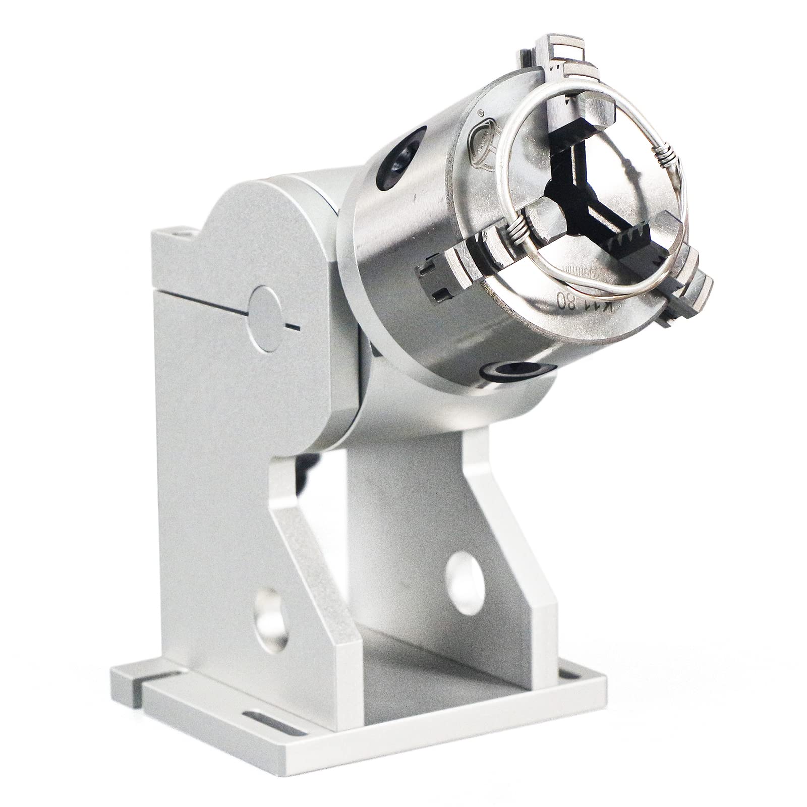 ComMarker 80mm 3-Jaw Rotary Chuck for Laser Marking Machine | Fiber Laser Engraver Attachment | 3-Jaw Rotary Axis for Jewelry, Rings & Bracelets | Perfect for Engraving Wedding Bands & Personalized Jewelry