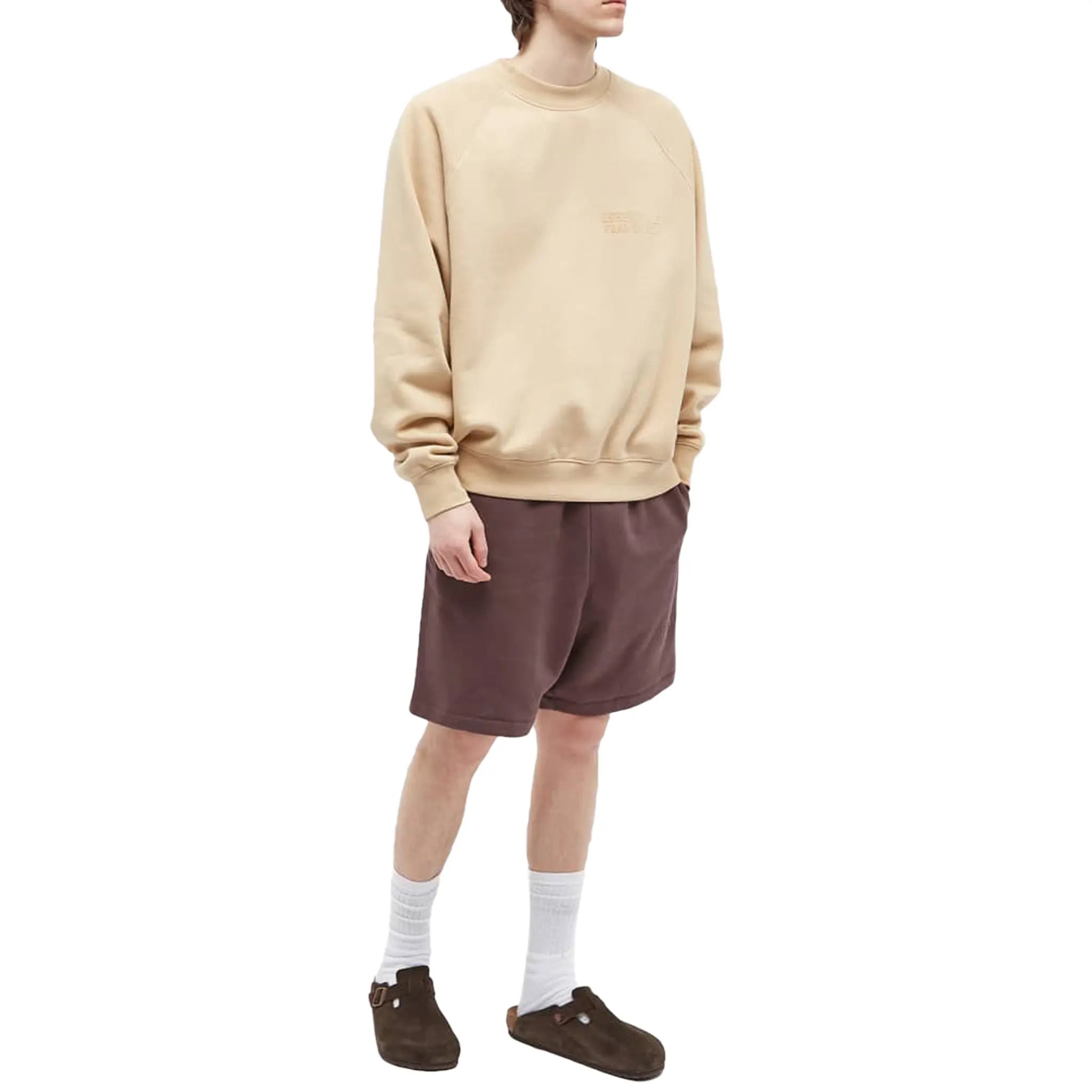 Fear Of God Essentials Sand Sweatshirt (SS23) - Oversized Fit Hoodie for Men | Streetwear Fashion | Perfect for Casual Wear & Gym Outfits