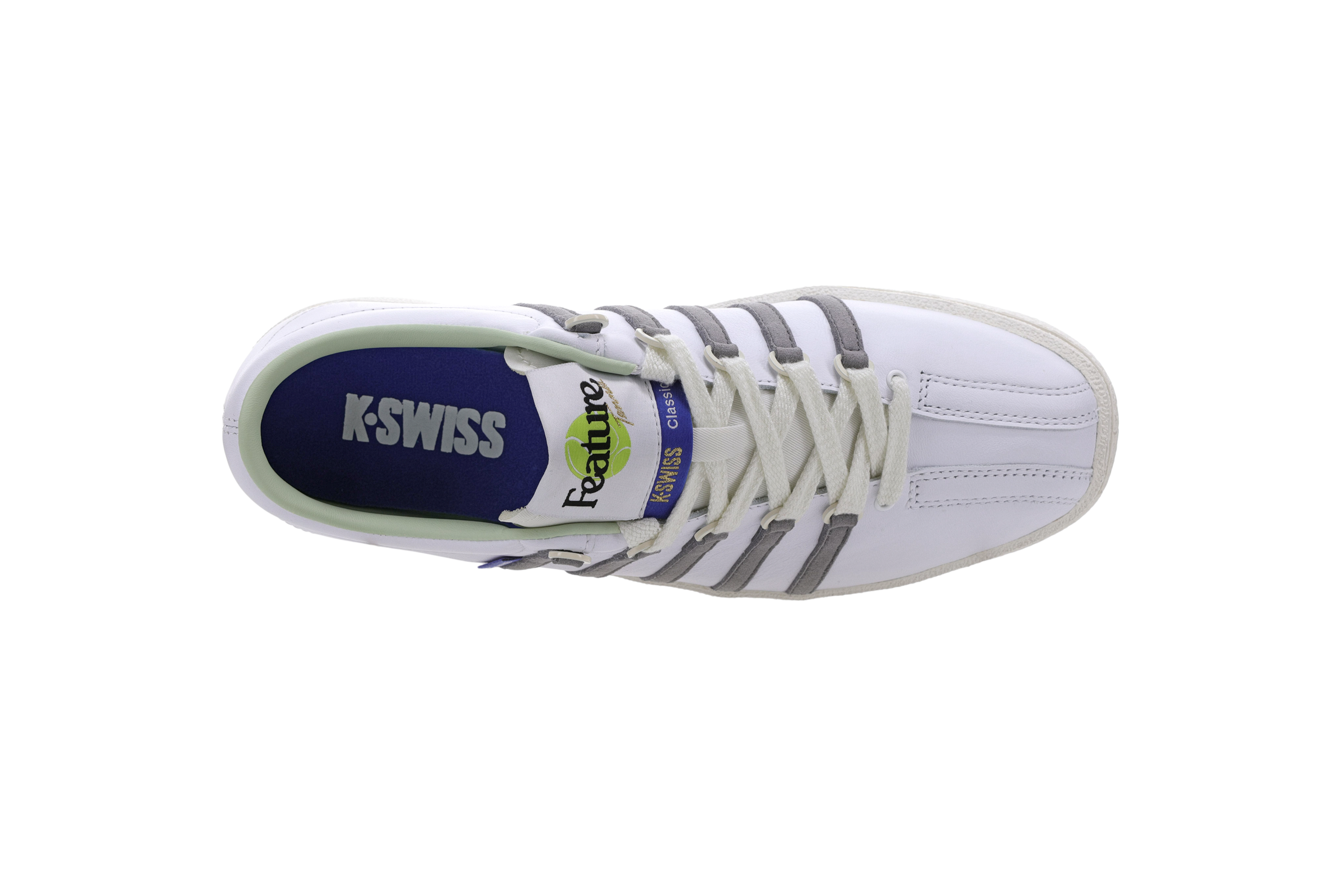 Classic 66 X Feature Sneakers - White/Frost Grey/Marshmallow Colorway | Stylish & Comfortable for Casual Wear, Running & Outdoor Activities