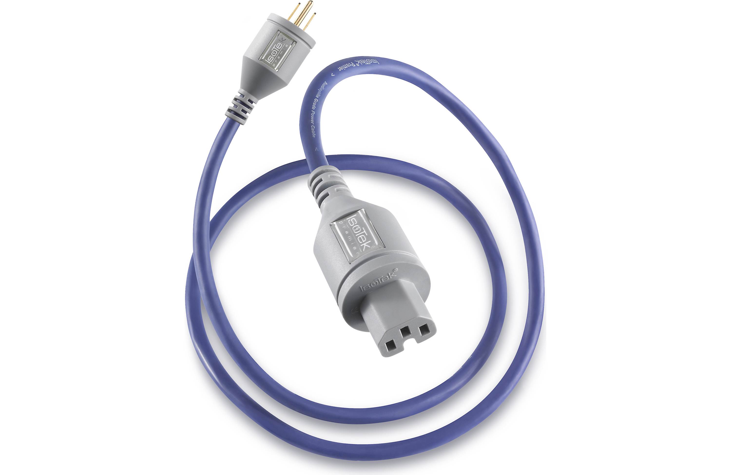 IsoTek EVO3 Premier 1.5m High Performance AC Power Cable - Perfect for Home Theater & Audiophile Systems