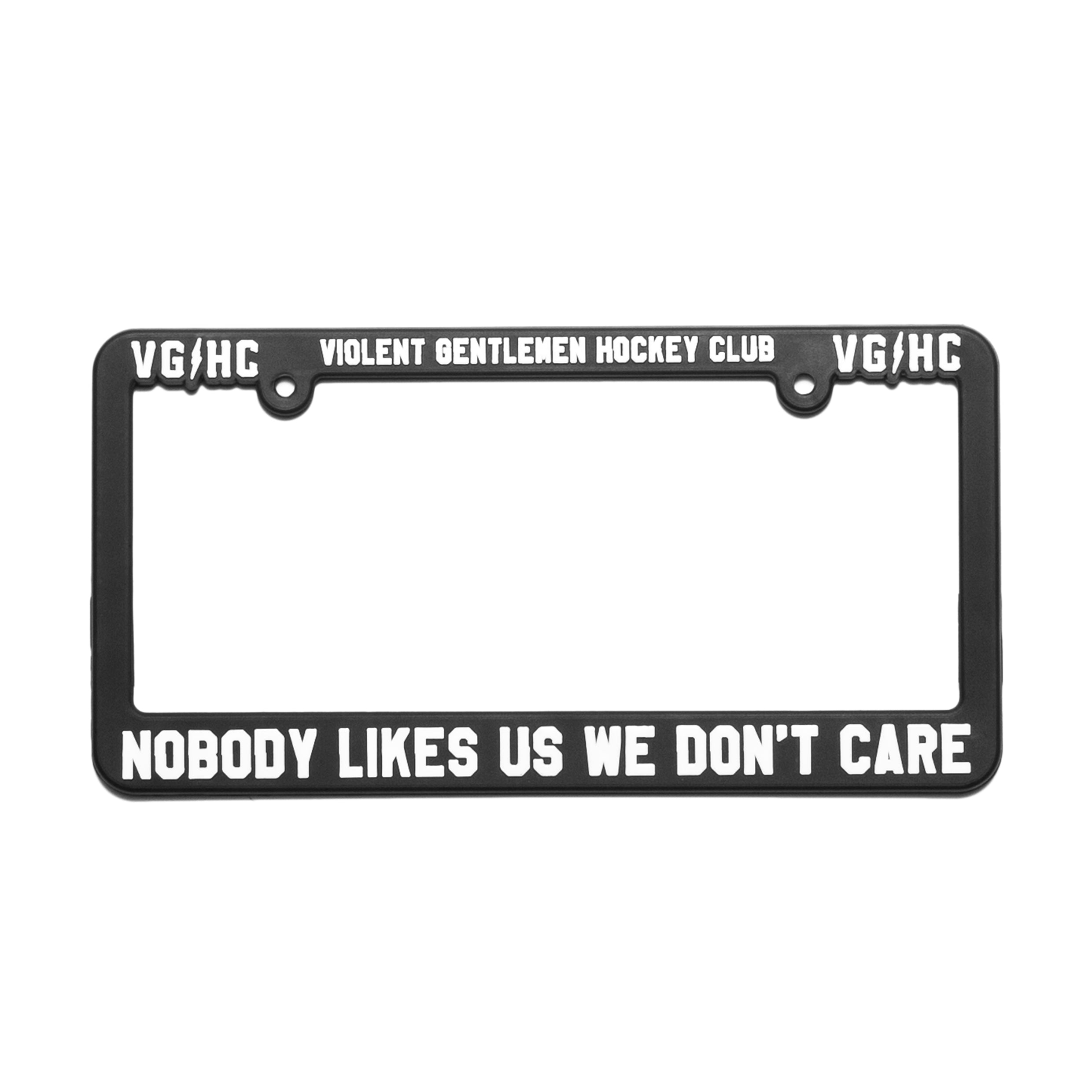 Nobody Likes Us License Plate Frame - Funny & Unique Car Accessory for Cars, Trucks & SUVs - Perfect for Road Trips & Car Enthusiasts