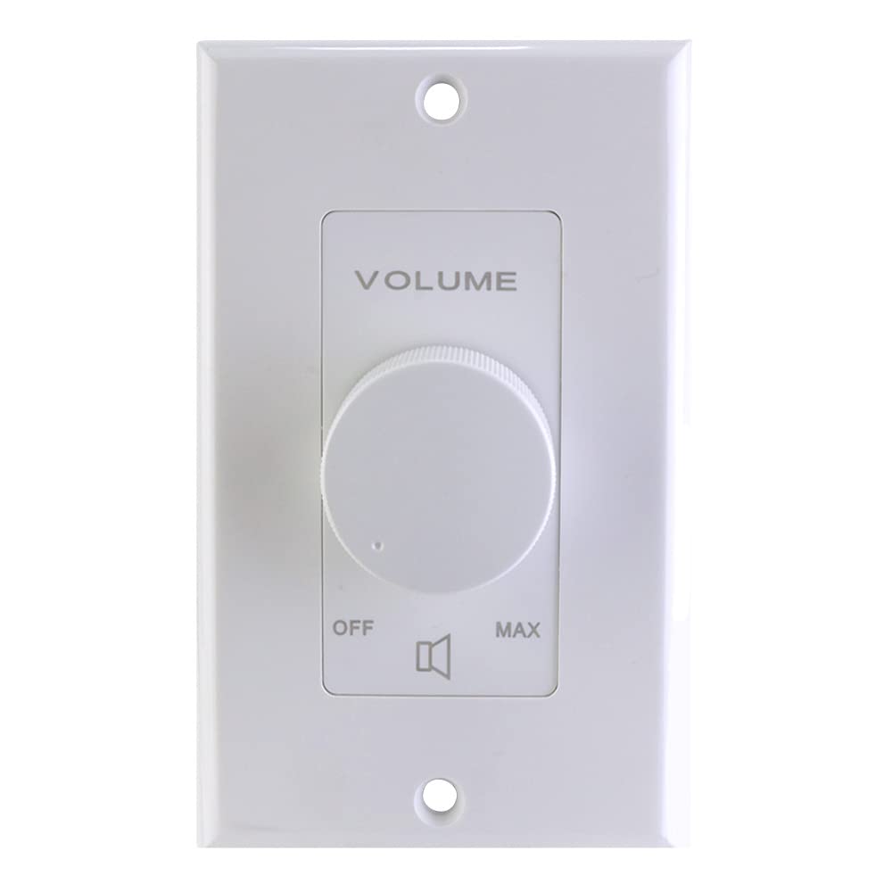 100W Impedance Matching Rotary Volume Control - White, Almond & Ivory Faceplates | Professional Audio Equipment for Guitar Amps & Studio Mixers