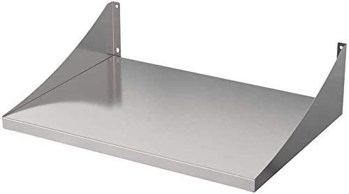 Stainless Steel Kitchen Wall Shelf for Microwave Oven - Countertop & Cabinet Organizer Rack for Spices, Toaster & More | Durable Indian Home Decor | Perfect for Small Kitchens & Space Saving