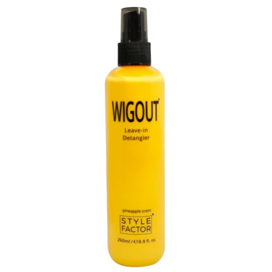 WIGOUT Leave-In Detangler with Pineapple Scent - Tangle-Free Hair Solution for Curly, Wavy & Natural Hair - Perfect for Daily Use & Styling
