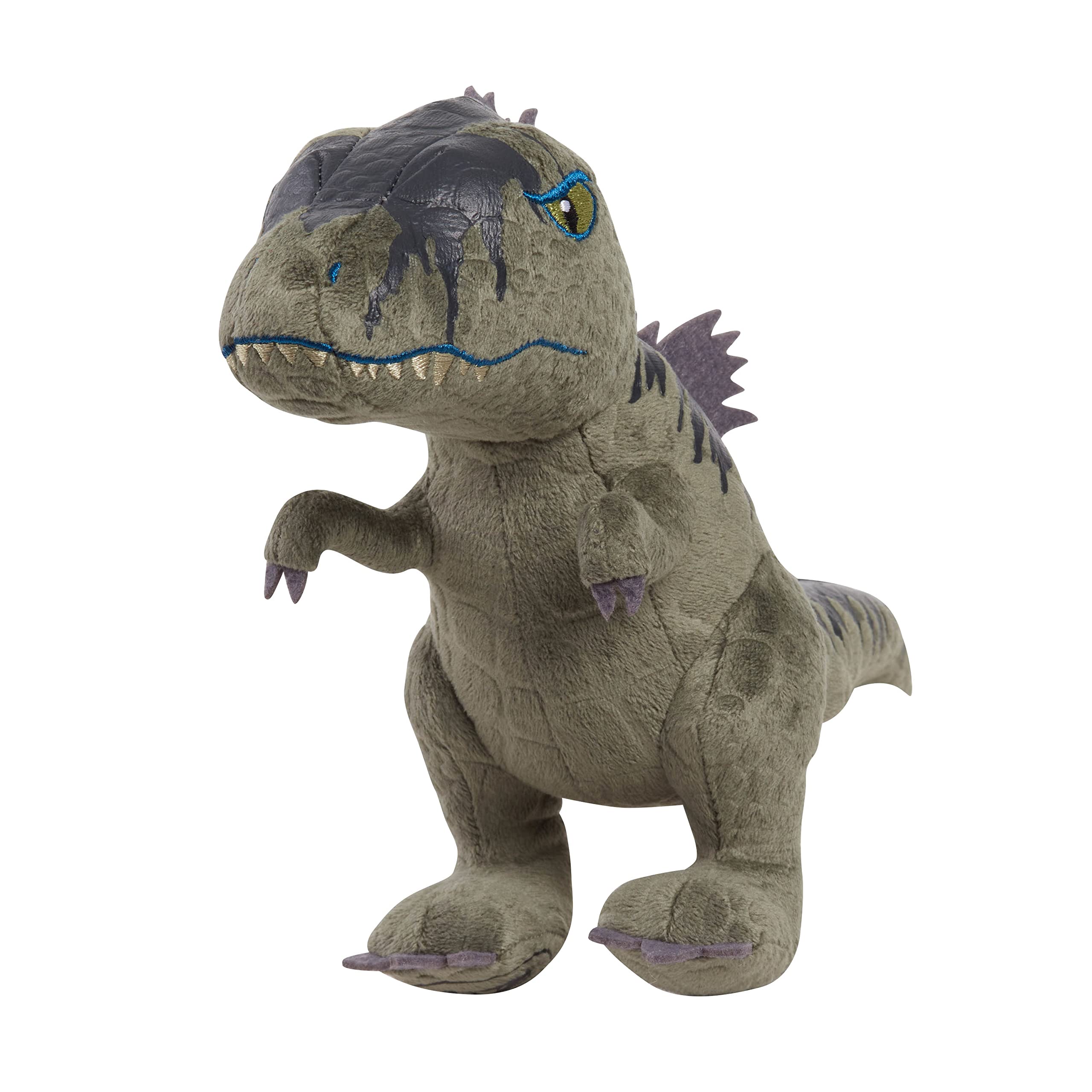 Just Play Jurassic World Plush Collector Set - 4 Pack 7 Inch Soft Dinosaur Stuffed Animals for Kids, Gift, Bedroom Decor & Playtime Fun