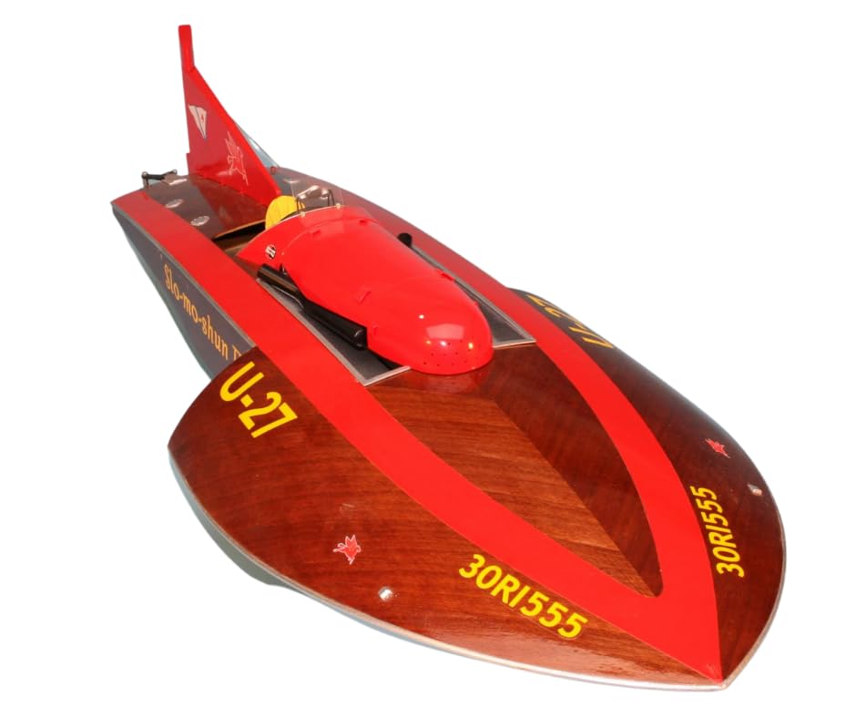 Billings Boats 1:12 Scale Slo-Mo-Shun IV Wooden Hull Model Boat Kit - Classic Racing Boat Replica for Collectors & Hobbyists - Perfect for Display, Gifts & RC Boat Enthusiasts