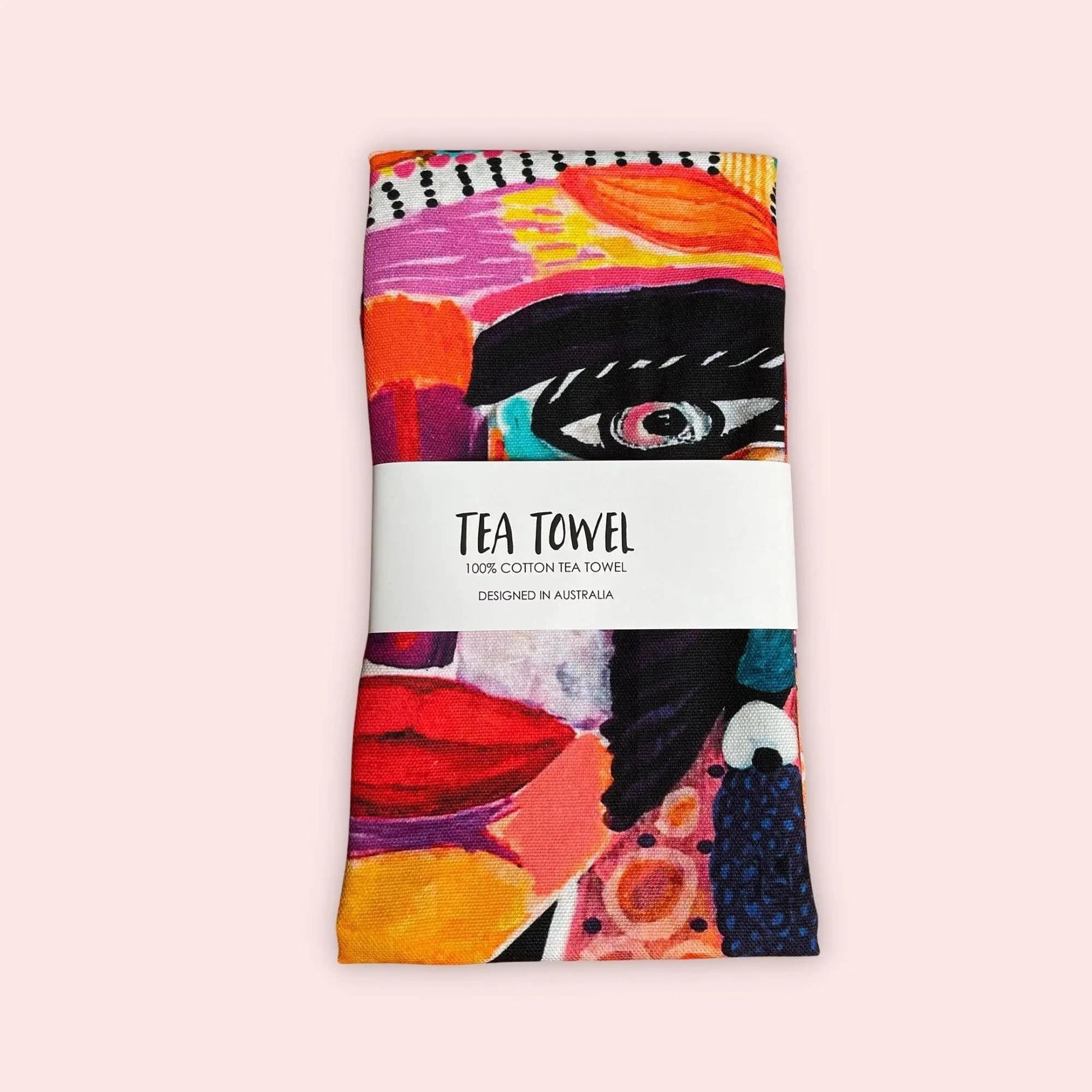 Premium Empress Designer Tea Towel Set - 100% Cotton Kitchen Towels for Drying Dishes & Decor - Elegant Hand Towels for Tea Parties, Bridal Showers & Home Decor