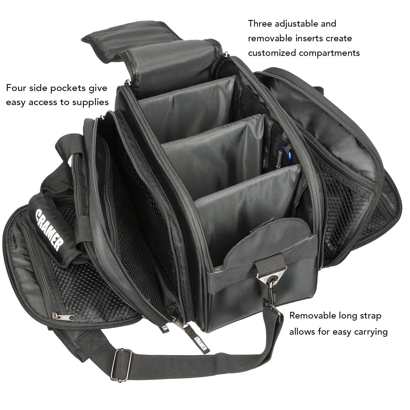 **Cramer Tuf-Tek Athletic Training Kit – Portable First Aid Bag for Sports Teams, Durable Medical Supply Organizer with Tape, Scissors & Ice Packs – Perfect for Travel, Games & Injury Care**