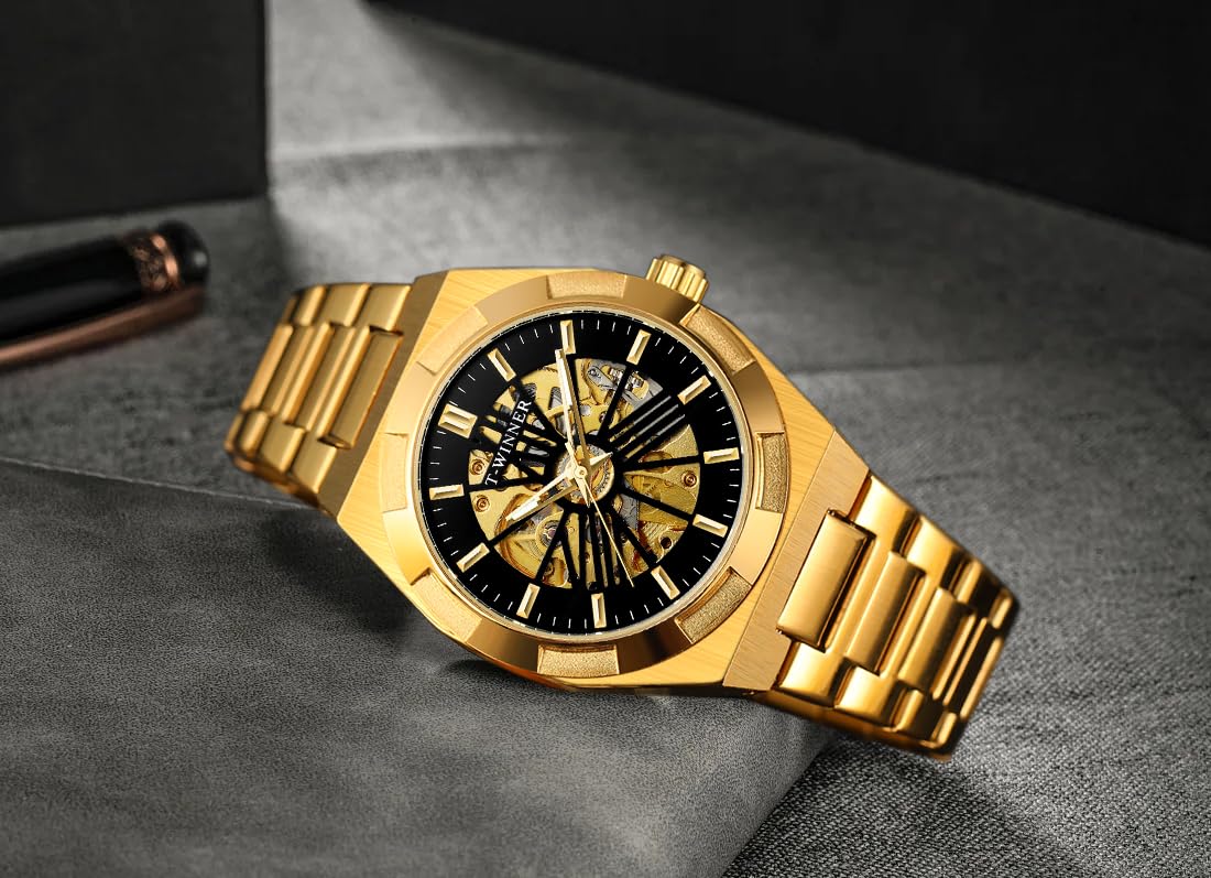 FORSINING Men's Automatic Dress Watch - Waterproof Analog Wristwatch with Stainless Steel Band | Perfect for Business, Formal Events & Everyday Wear