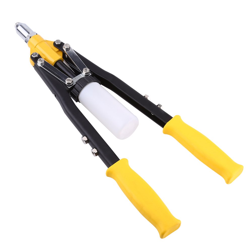 Heavy Duty Professional Rivet Gun Kit - Blind Riveter Tool with 2.5mm-6mm Mandrels for Metal, Wood & DIY Projects | Industrial Strength Hand Riveter for Construction, Automotive & Home Repairs