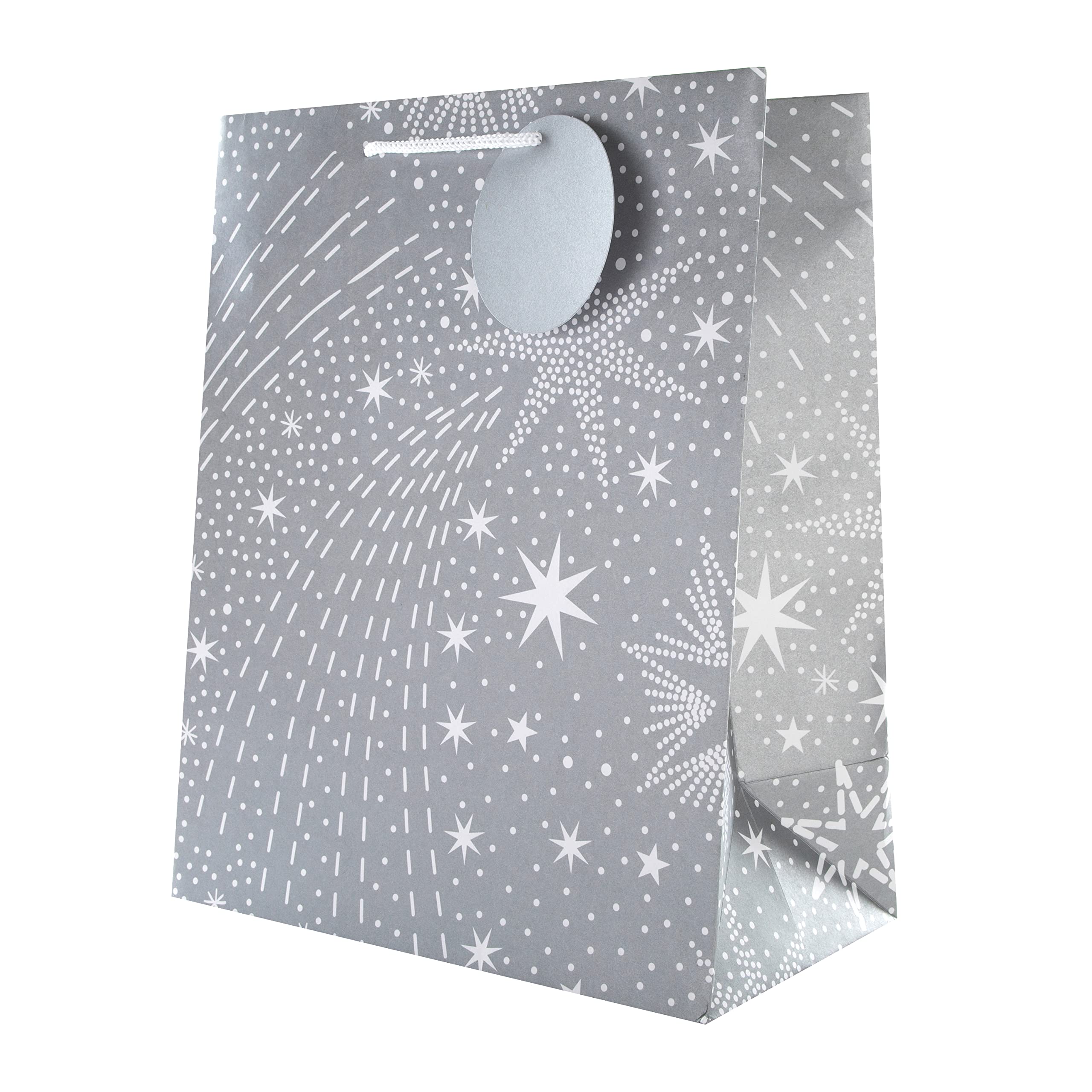 Hallmark Christmas Gift Bags - 4 Pack Festive Holiday Designs (Red, Gold, Silver) for Wrapping Presents, Party Favors & Stocking Stuffers | 25553031