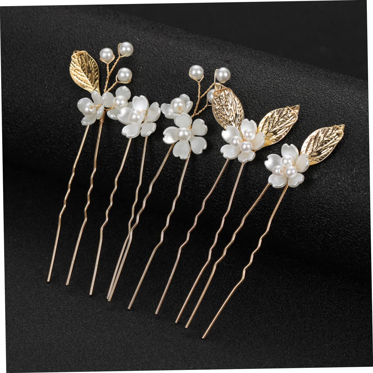 10PCS Pearl Hair Clips for Women - Rhinestone Bridal Hair Barrettes, Metal Crystal Bobby Pins, Wedding Hair Accessories with Flowers & Rhinestones - Perfect for Brides, Prom, Parties & Special Occasions