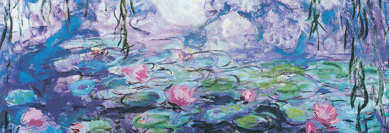 Eurographics 1000-Piece Jigsaw Puzzle - Panoramic Water Lilies by Monet | Premium Puzzle for Adults & Teens | Perfect for Relaxation, Home Decor & Family Game Night