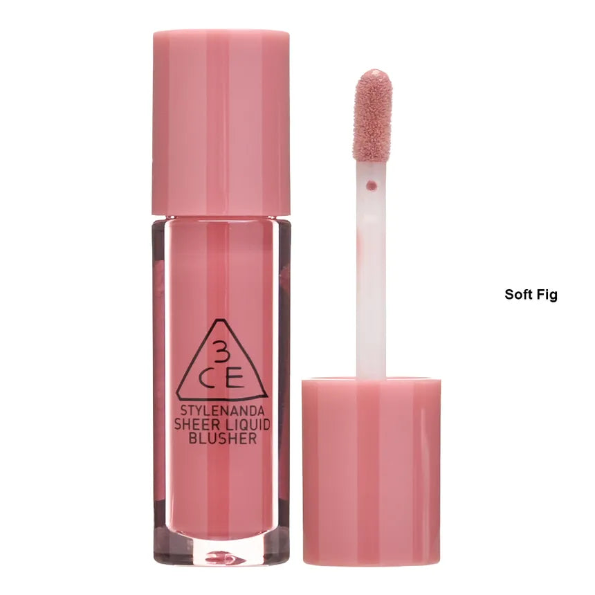 3CE Sheer Liquid Blusher 3g - Natural Flush Cheek Tint for Dewy Makeup Look | Perfect for Everyday Wear & Special Occasions
