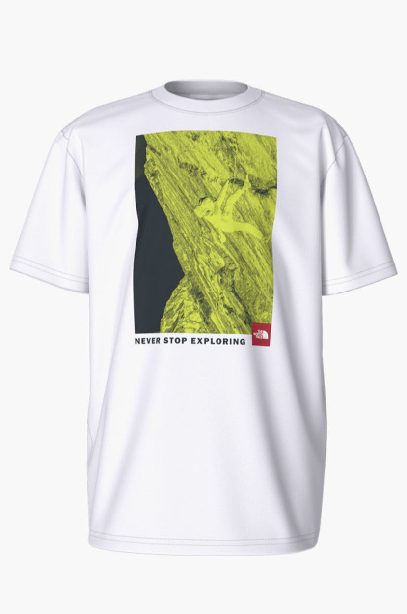 The North Face Boys' Rock Climber T-Shirt - Breathable & Durable Kids' Hiking & Outdoor Adventure Tee for Active Boys