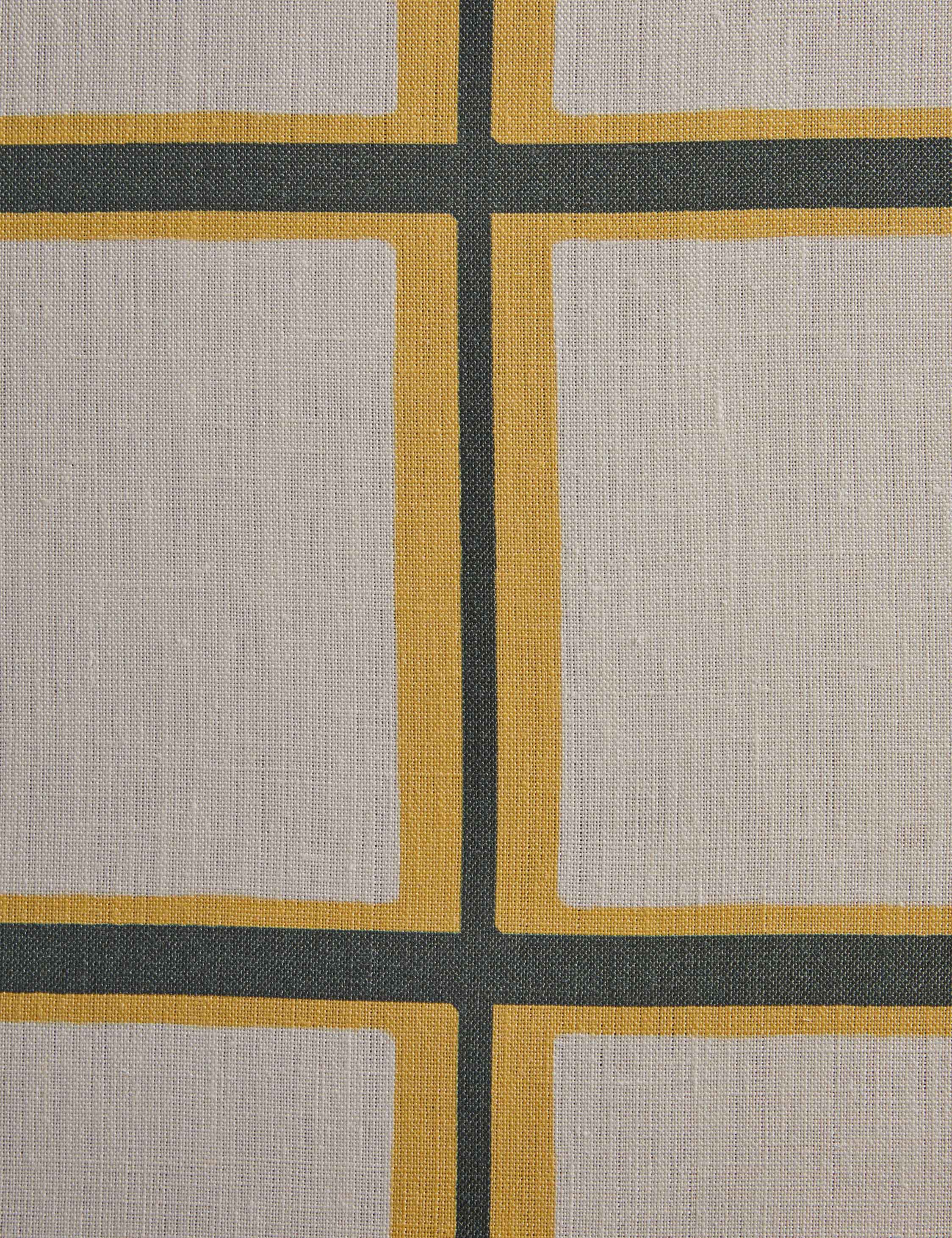 Annie Coop Premium Linen Fabric Swatch - Natural Beige Home Decor & Upholstery Material for DIY Projects, Curtains, and Table Runners