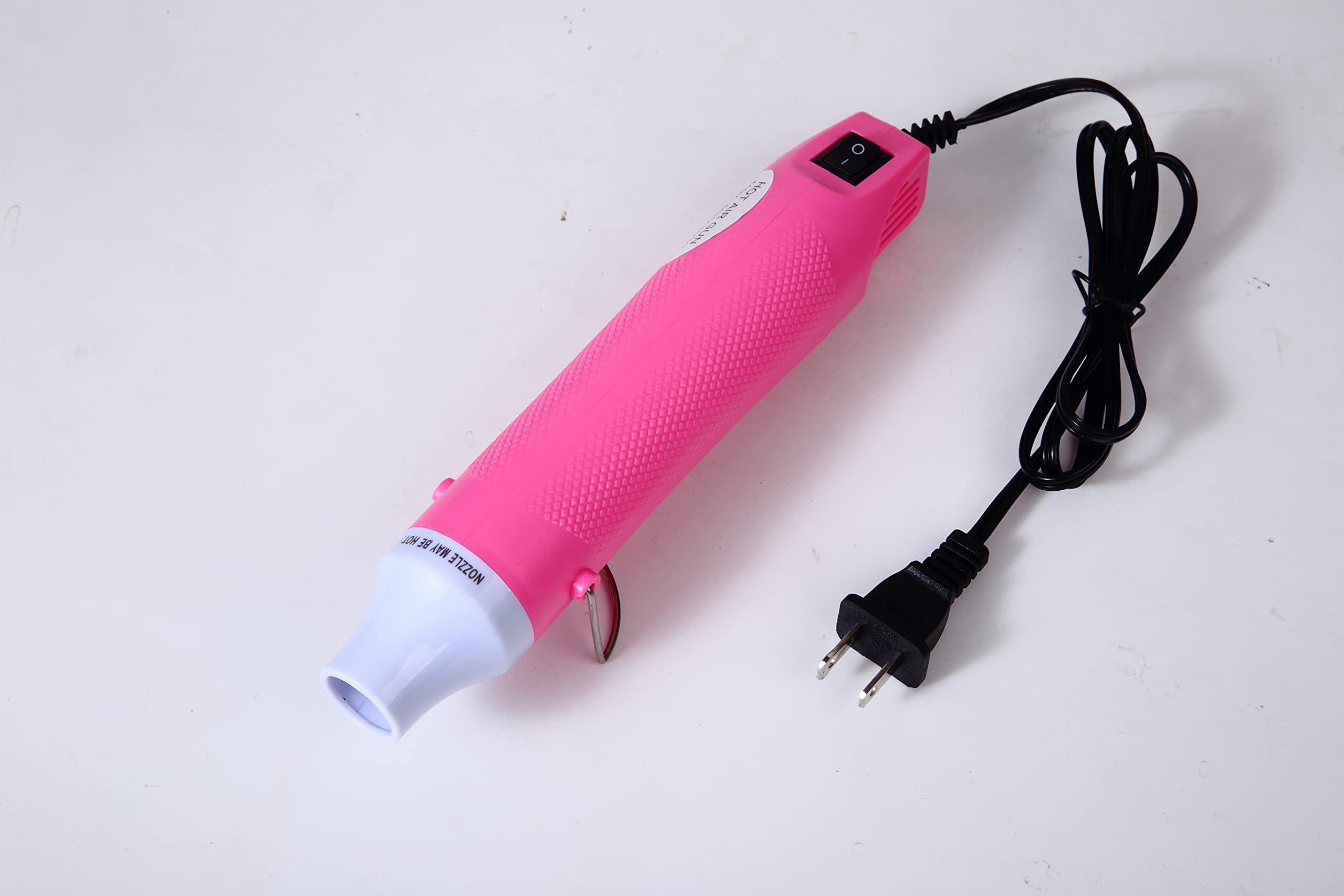 Professional 300V Heat Gun for DIY, Shrink Wrapping, Plastic Packaging & Crafts - High Power Heating Tool with Adjustable Temperature (Pink) - Perfect for Home Repairs, Arts & Crafts, and Industrial Applications