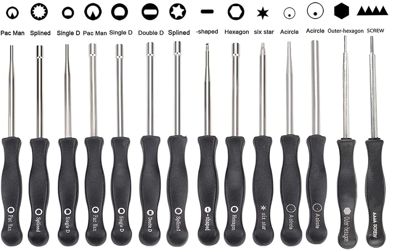 14-Piece Carburetor Adjustment Tool Kit with Screwdrivers & Cleaning Tools - Compatible with 2-Cycle Small Engines, Motorcycles, Lawn Mowers & Power Equipment - Essential for Carb Tuning, Maintenance & Repair