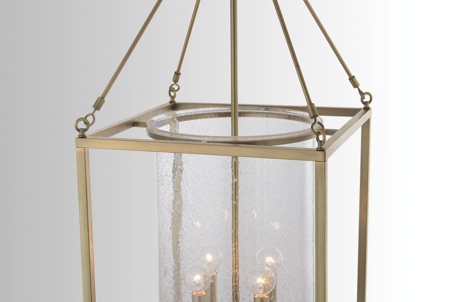 Capital Lighting 4-Light Modern Foyer Pendant Chandelier - Elegant Entryway Lighting for Hallway, Staircase & Dining Room