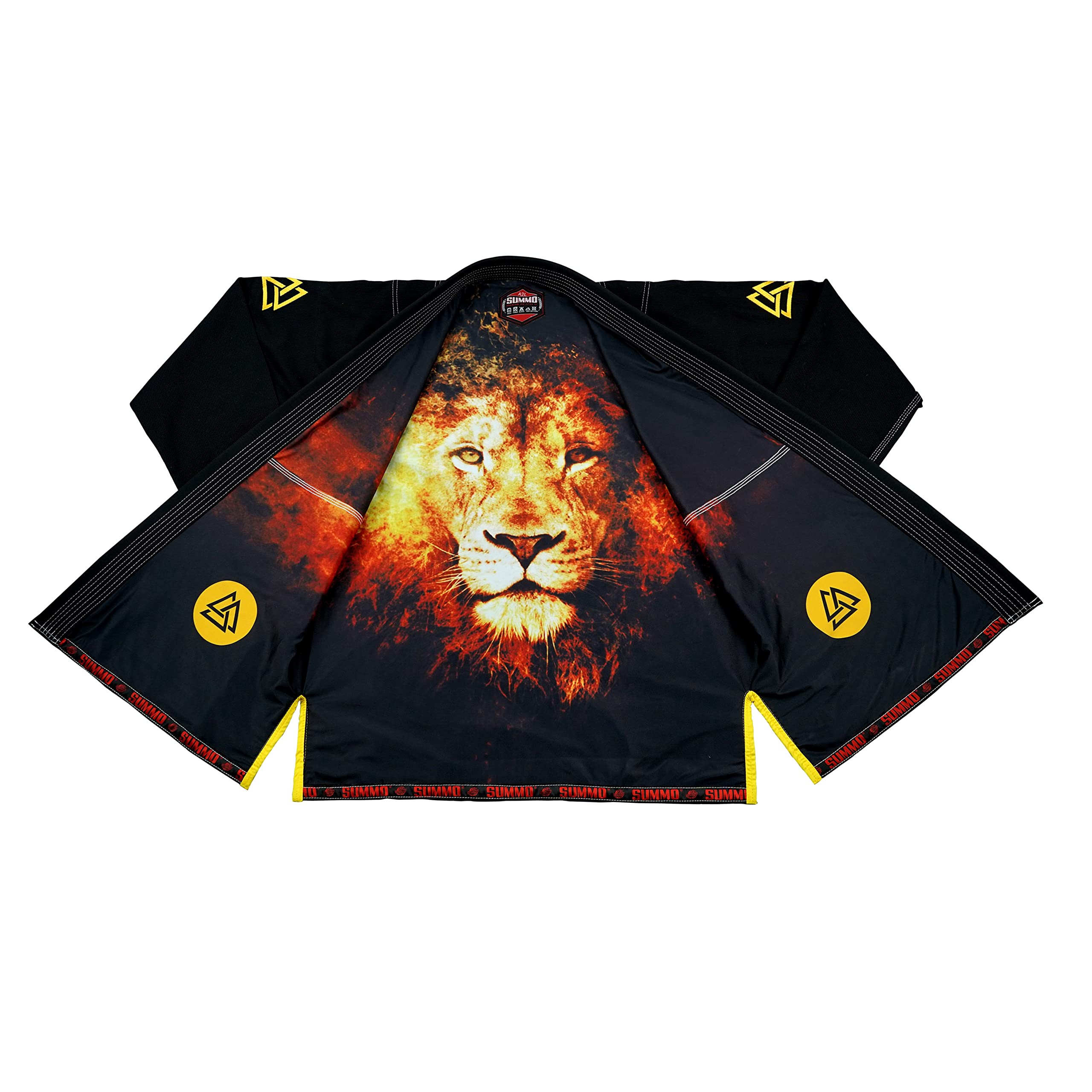 Golden Beast Sublimation BJJ Gi - Premium Brazilian Jiu-Jitsu Uniform for Training & Competition - Perfect for MMA, Grappling & Martial Arts Practice